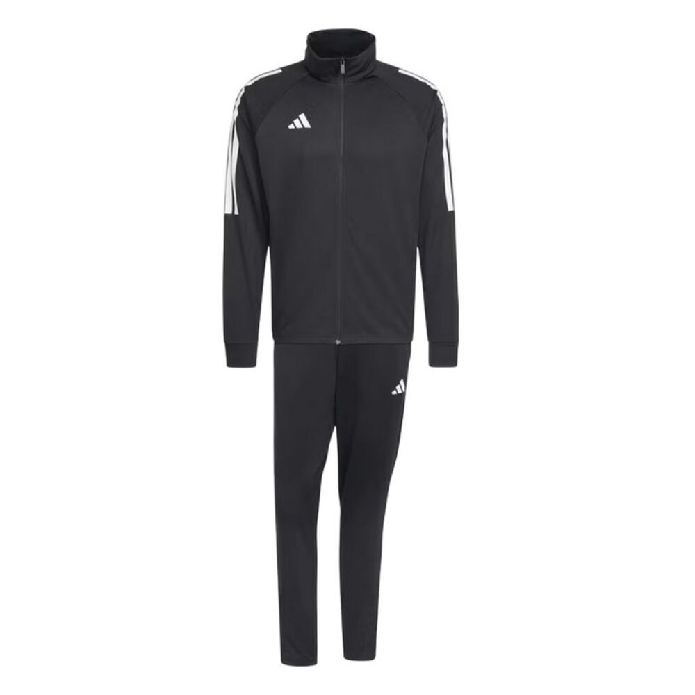 Adidas Mens Sereno Moisture Wicking Tracksuit / Black/White